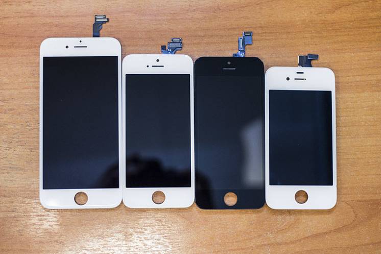 Тачскрин со стеклом для iPhone 3G/3GS/4/4s/5/5c/5s/SE/6/6+/6s/6s+/7/7+