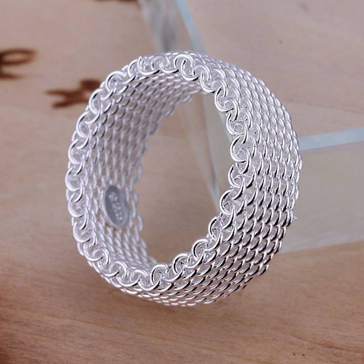 Кольцо серебряное плетение размер на выбор
