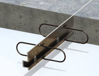 Омега-профиль для бетонного пола, направляющие, несъёмная опалубка
