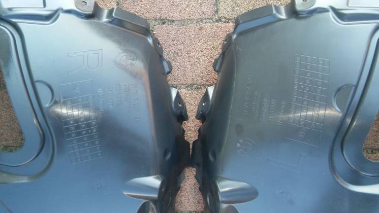 Оригинальные подкрыльники для BMW F12 F13 с авторазборки