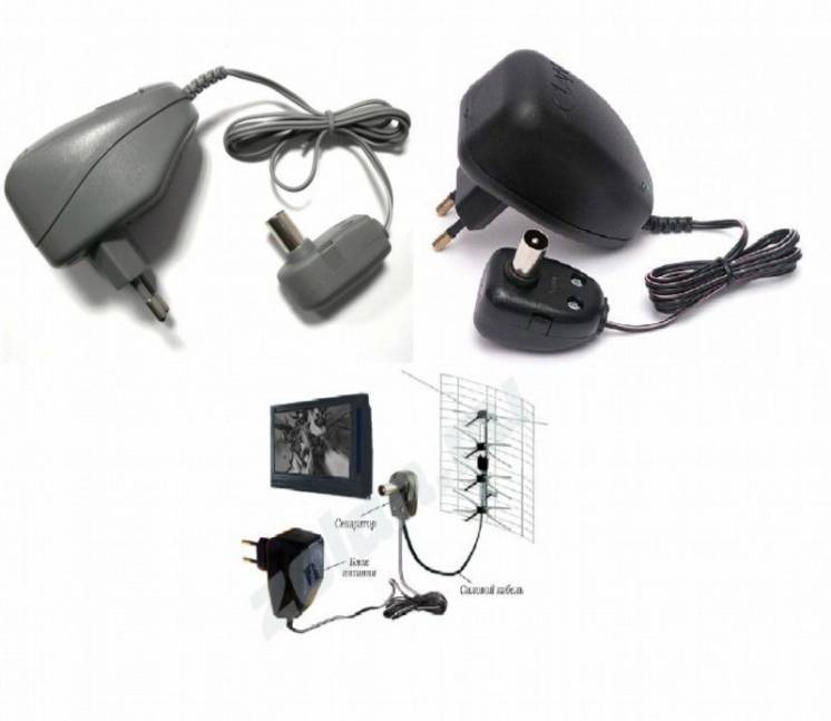 Блок питания телевизионной антенны, ТВ адаптер, 12V, сетевой адаптер