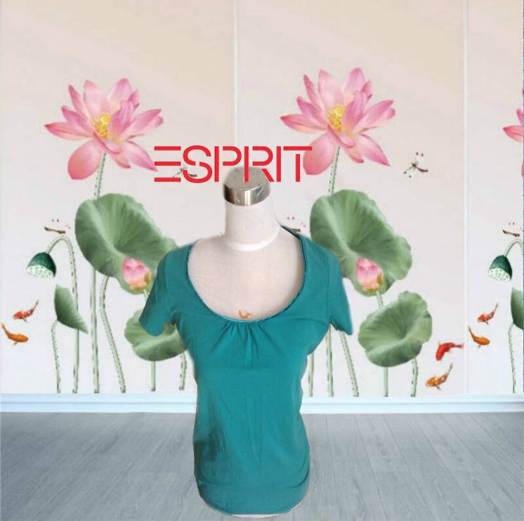 Esprit Женская футболка бирюзового цвета