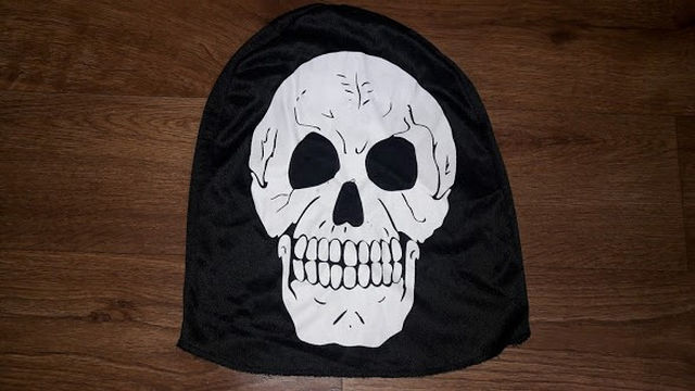 Карнавальная шапка, маска с черепом на хелоуин hellowin