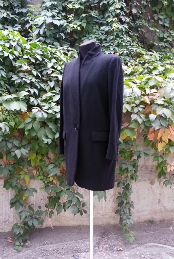 Пальто Stella Mccartney, оригинал, Wool / Cashmere, цвет - черный.