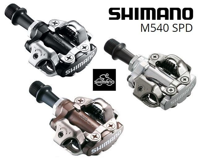 Shimano M540 (SPD) Silver & Black & Bronze