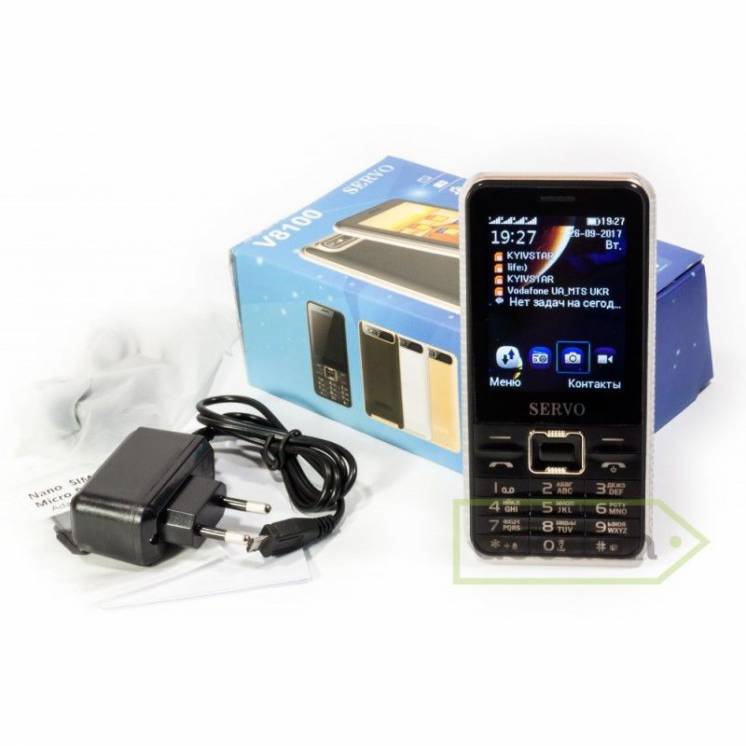 Servo V8100 - мобильный телефон 4 sim / 2.8″ / bluetooth / фонарь