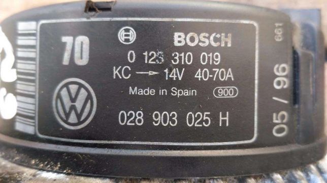 0123310019 BOSCH Генератор Audi Skoda Volkswagen SEAT 028903025H