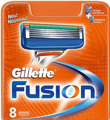 Gillette Fusion 8 шт. в упаковке