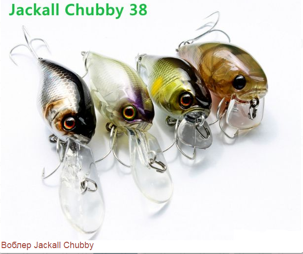 Jackall Chubby 38мм Воблер на окуня голавля судака