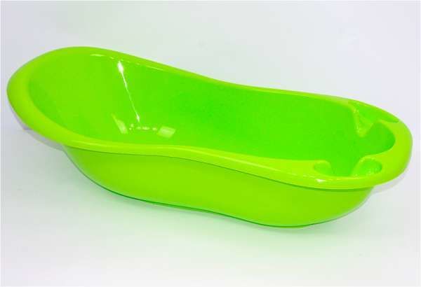 Ванночка для купания зелёная пластик