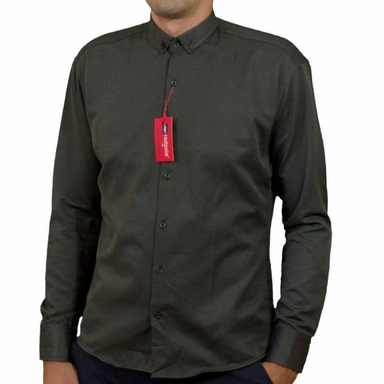 Red Polo, чоловіча сорочка сірого кольору, Туреччина, тканина лакоста