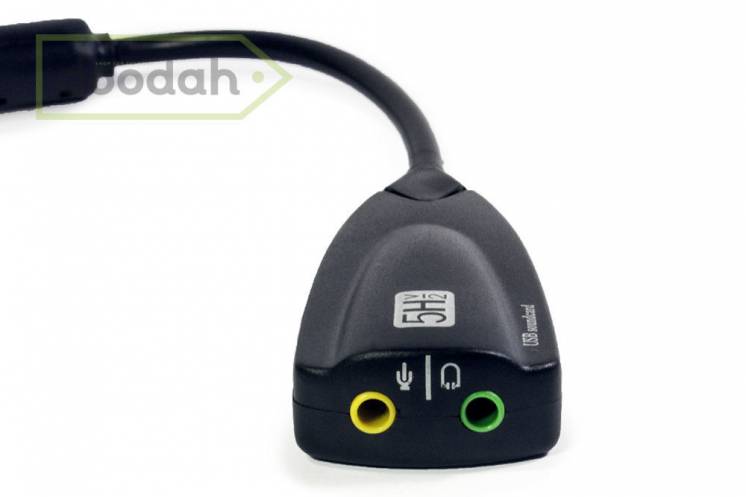 Внешняя звуковая карта USB Buxom Sound 5H - с кабелем