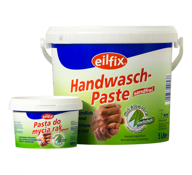 Паста для очистки рук Eilfix Handwaschpaste Mit Aloe Vera 0,5л