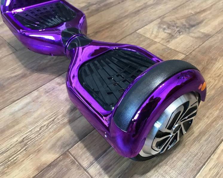 Гироскутер Smart Balance Wheel Simple Фиолетовый хром+сумка в подарок