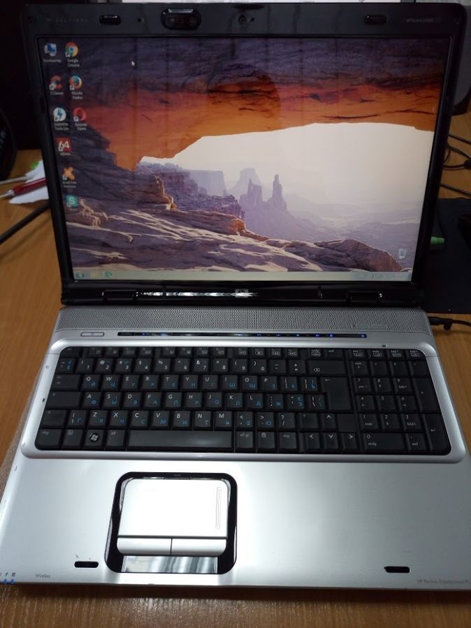 Ноутбук HP dv9000 екран 17,1  проц. Інтел 2-ядра по 1,90 ГГц. ОЗУ 2 Гб