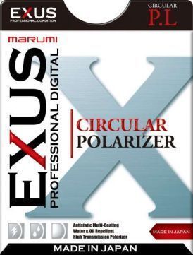 Светофильтр Marumi EXUS Circular PL. Диаметры от 40,5 до 82 мм.