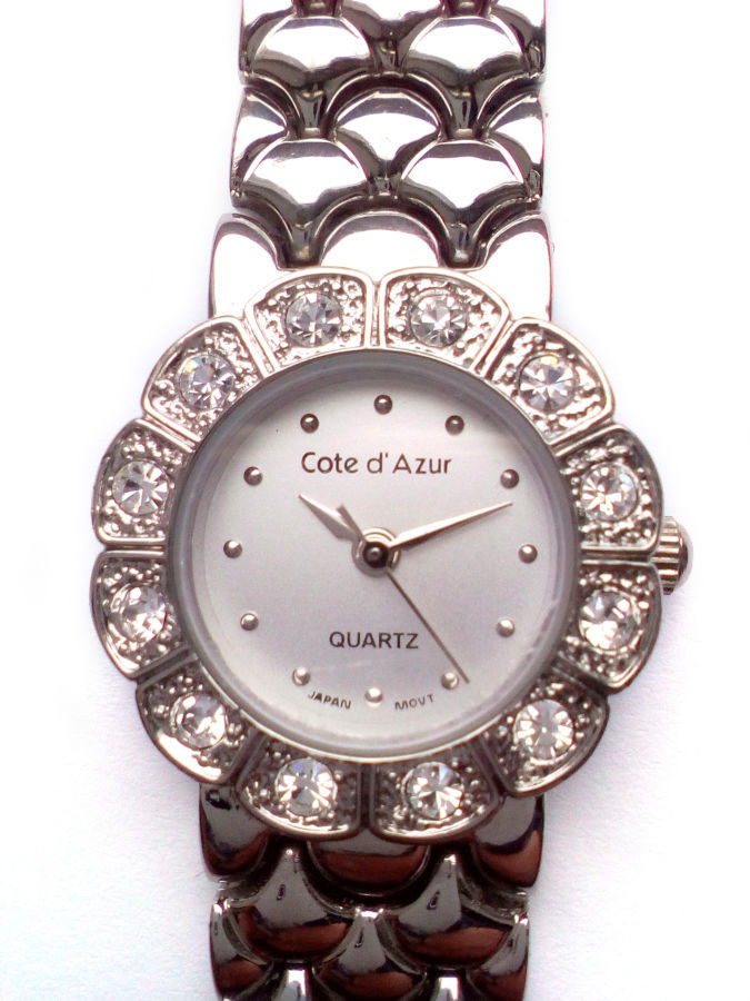 Cote d'Azur из США на большую руку очешуительные часы мех Japan