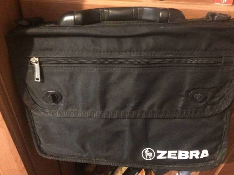 Папка портфель Zebra