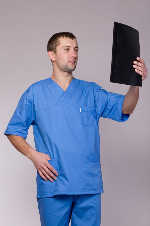 Медицинский мужской костюм (ткань батист)