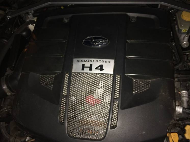 Табличка на двигатель Subaru boxer h4