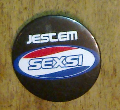  Значок   JESTEM SEXSI   - я сексуален(а)