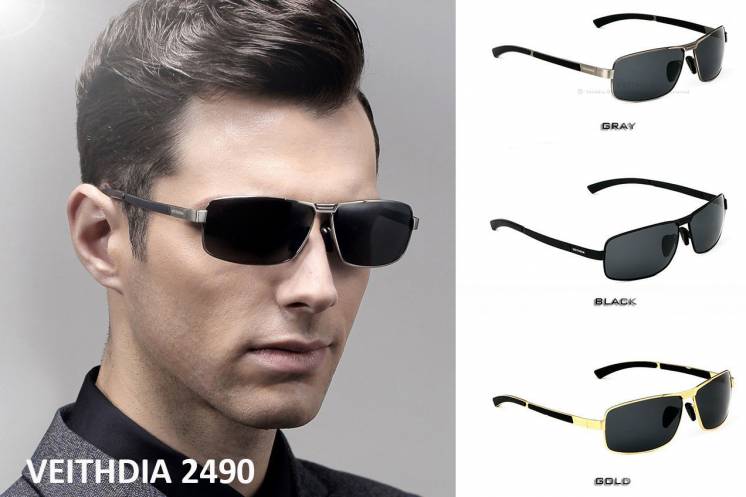 UV400 поляризованные очки VEITHDIA 2490- оригинал