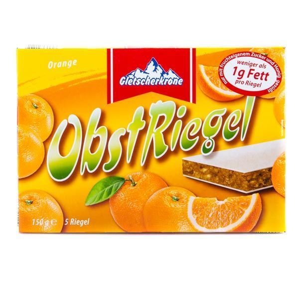 Фруктовые батончики OBST RIEGEL Orange (апельсин) 30г, 1шт