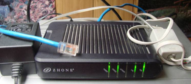 Модем (ADSL - маршрутизатор) ZHONE 6211-I3-302. CPE Router. Глючний!