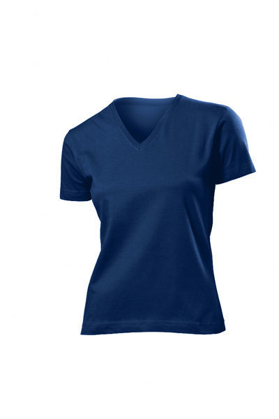Женская футболка темно синяя