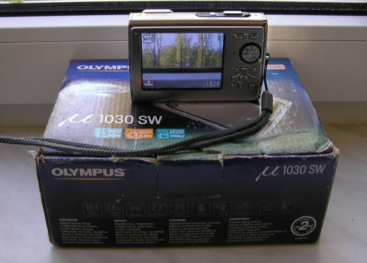 Фотоаппарат Olympus µ 1030SW, экстремальный, противоударный