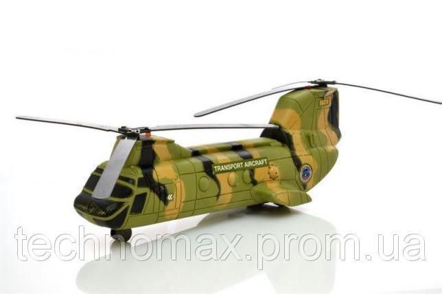 Вертолет военный Don Ming Long 1828-51b фрикционный (инерционный) 30см