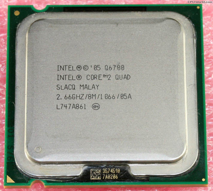 Процессор Core 2 Quad Q6700 slacq 2.66GHz / 8М / 1066