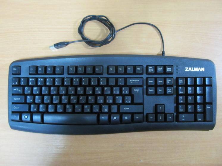 Клавиатура Zalman ZM- K380 черная USB