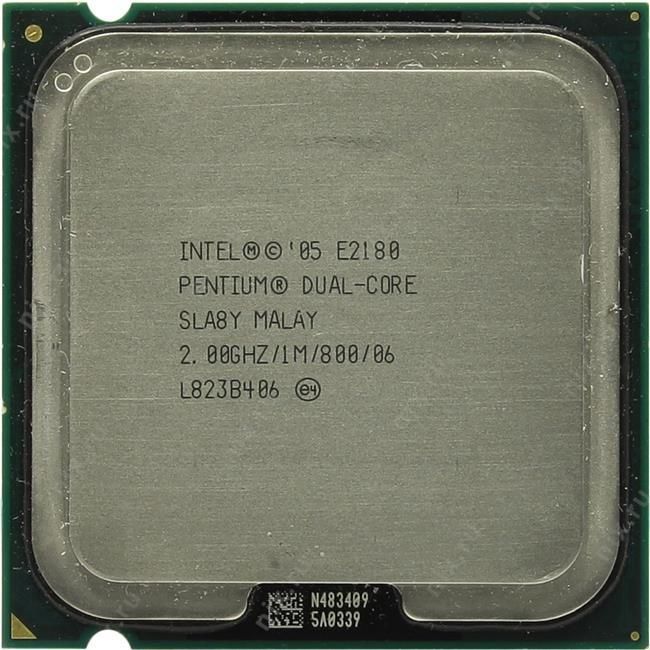Процессор Pentium Dual-Core E2180 2.0GHz / 1M / 800 sla8y