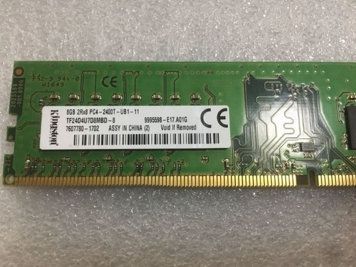Оперативная память DDR4 Kingston 8 GB 3200-3333-3600 MHz