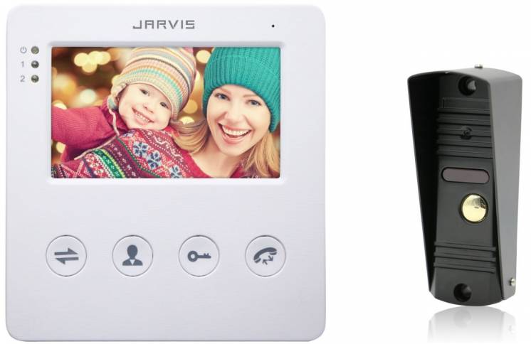 Видеодомофон с записью видео по движению Jarvis JS-4WKit (комплект)