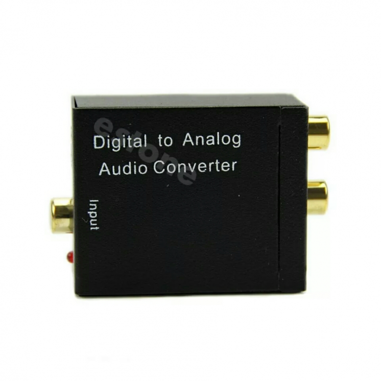 Конвертер с цифрового оптического аудио сигнала на аналоговый сигнал 