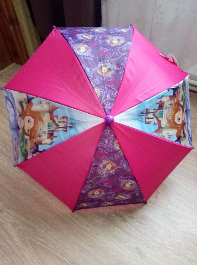 Фирменные зонты для девочек от дисней анна эльза  скай дисней