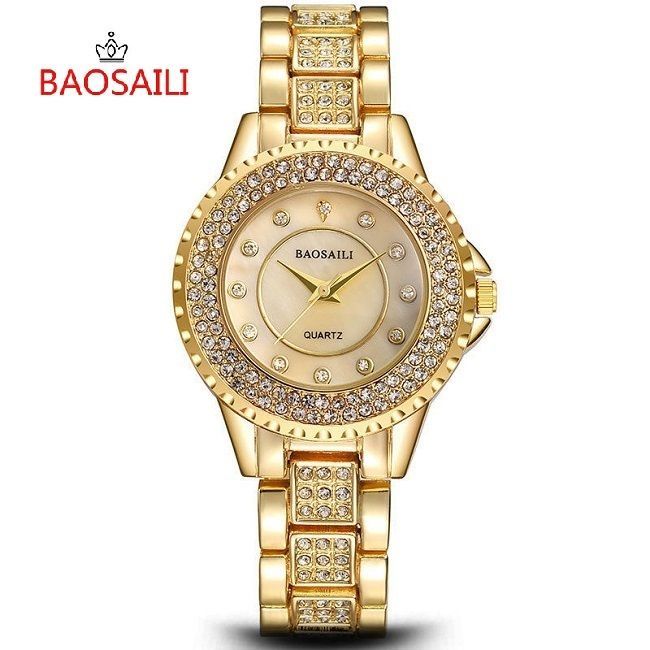 Женские часы Baosaili Diamond (gold)