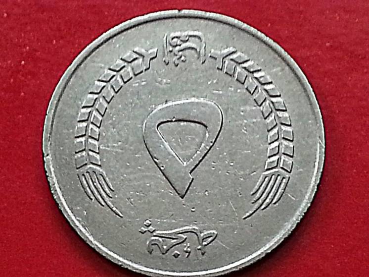 Монета 5 афгани 1973 год (Афганистан)