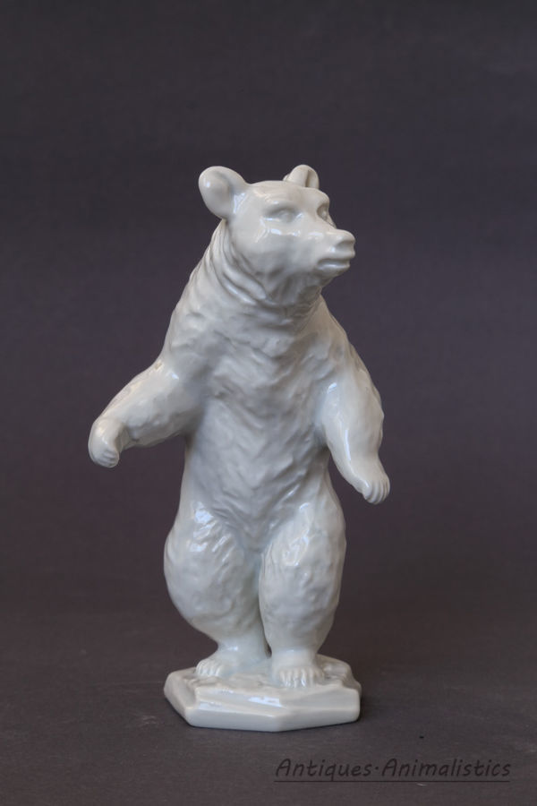 Фарфоровая статуэтка фарфор Rosenthal германия медведь гризли