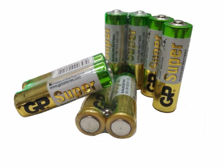 Щелочные батарейки GP LR 6 AA 1,5 V