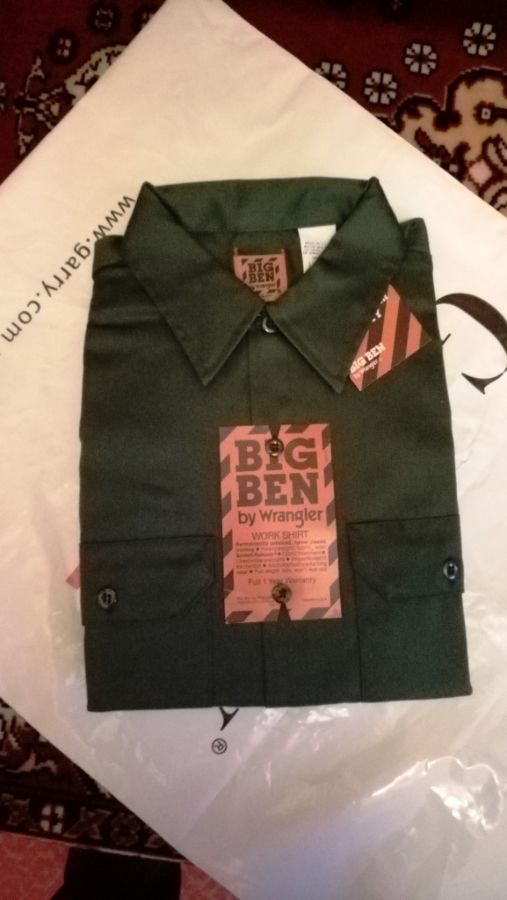 Винтаж! Новая рубаха BIG BEN by WRANGLER Made in USA 70-е года