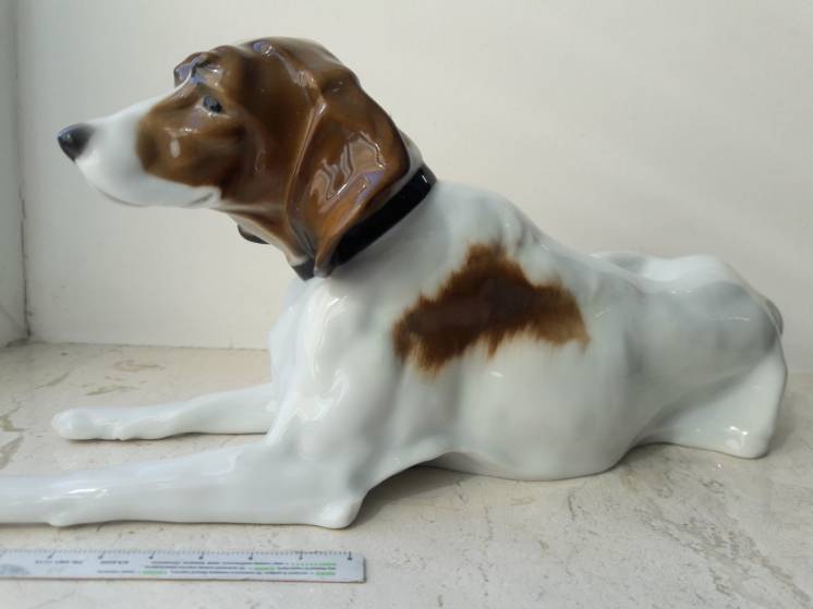Фарфоровая статуэтка Собака Karl Ens, Германия. 30 е годы