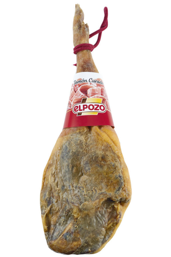 мясо хамон испанское нога 6кг EL Pozo в чехле вяленое мясо на праздник