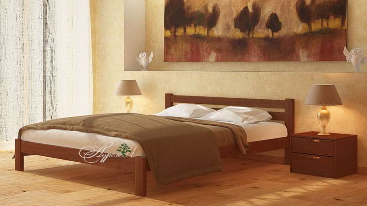 Кровать деревянная 160х200 (массив, ольха)