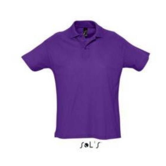 Промо-одежда Футболка -поло фиолетовая цвета, мужская, 100% хлопок