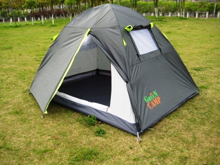Палатка туристическая двухместная Green Camp 1001A