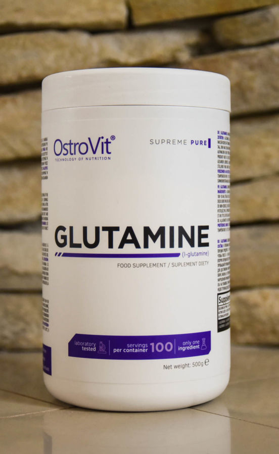 Новый и оригинальный OstroVit Glutamine 500g глютамин чистый островит