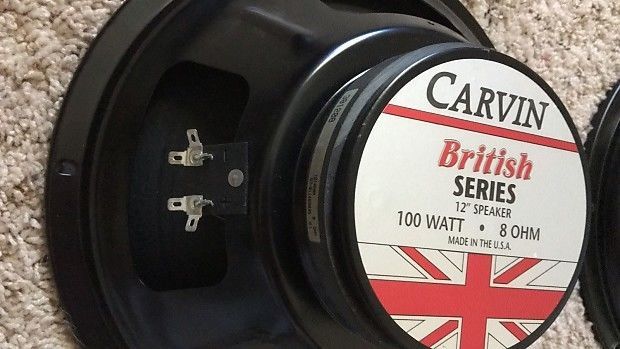 Гитарные Динамики Eminence Carvin British series 100watt USA 12 Дюймов